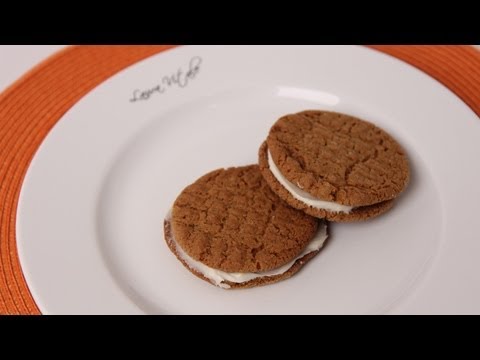 Cream Filled Ginger Cookies Recipe - Laura Vitale - Laura in the Kitchen Episode 469 - UCNbngWUqL2eqRw12yAwcICg