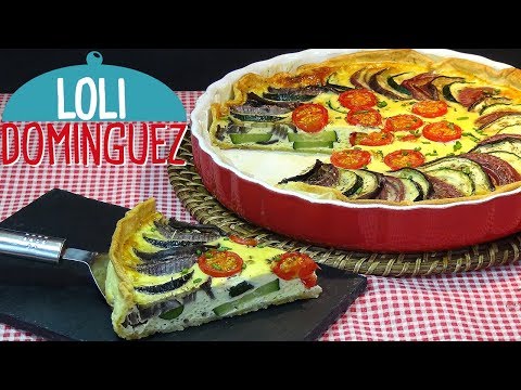 DELICIOSA Tarta de verduras al horno SUPER FACIL.  Recetas paso a paso, tutorial. Loli Domínguez - UC5ONfXPjWgqElh0NZaRJ1tg