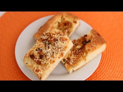 Caramelized Onion Focaccia Recipe - Laura Vitale - Laura in the Kitchen Episode 531 - UCNbngWUqL2eqRw12yAwcICg