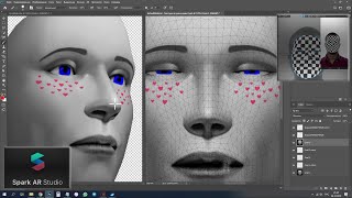 Spark AR - как точно рисовать по лицу, создаём маску с разрисовкой по лицу