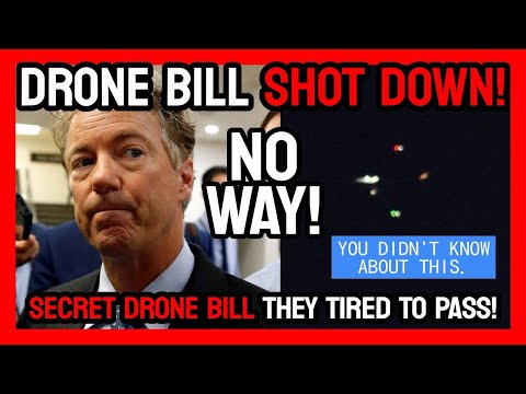 SECRET DRONE BILL shot DOWN by Rand Paul. - Mystery Drones News. - UCwojJxGQ0SNeVV09mKlnonA