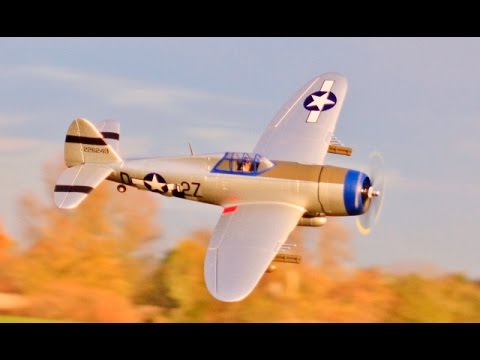 E FLITE P-47 RAZORBACK 1.2M RC FLIGHT DEMO ON A 4 CELL + FULL ORDANANCE - DEANO HORIZON HOBBY - 2016 - UCMQ5IpqQ9PoRKKJI2HkUxEw