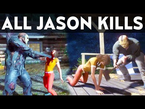 FRIDAY THE 13TH GAME ALL JASON VOORHEES KILLS Counselor Deaths Compilation Gameplay - UC1bwliGvJogr7cWK0nT2Eag