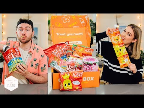 British People Trying Japanese Candy Pt 3: Tokyo Treat - In The Kitchen With Kate - UC_b26zavaEoT1ZPkdeuHEQg