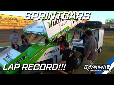 Sprintcars | RECORDS SMASHED! - Perth Motorplex - 16th Feb 2024 | Clay-Per-View - dirt track racing video image