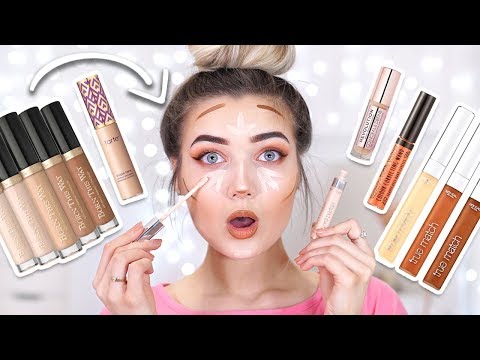 I DID MY FULL FACE OF MAKEUP USING ONLY CONCEALERS... - UCBKFH7bU2ebvO68FtuGjyyw