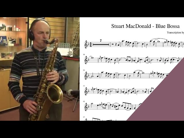Download Tenor Sax Jazz Solo Sheet Music Instantly