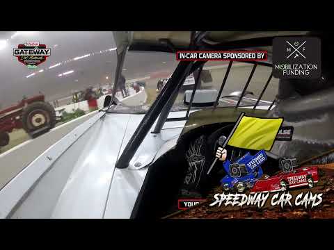 #21B Rich Bell at the Gateway Dirt Nationals 2024 Super Late Model - dirt track racing video image