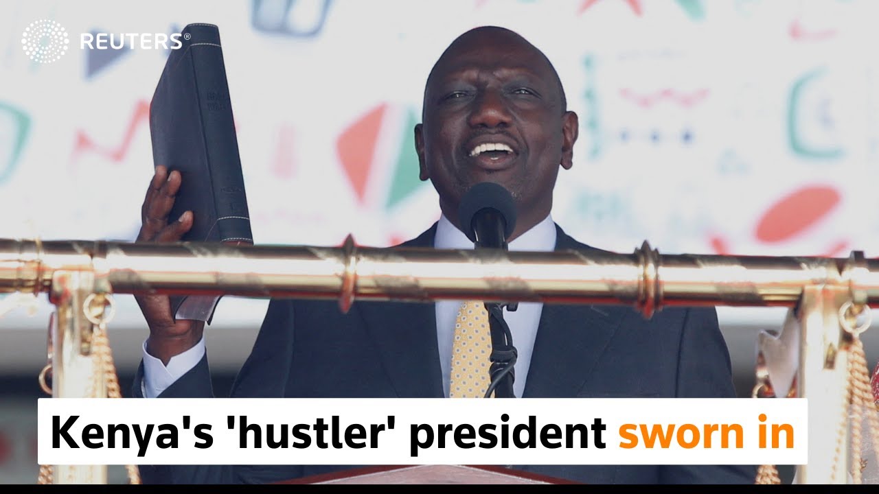 Kenya’s ‘hustler’ president sworn in