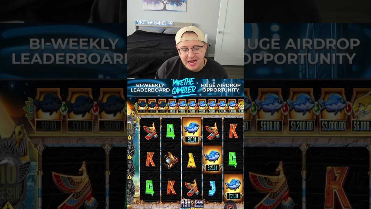 MASSIVE $1200+ WIN on Fish Eye #gambling #casino #shorts