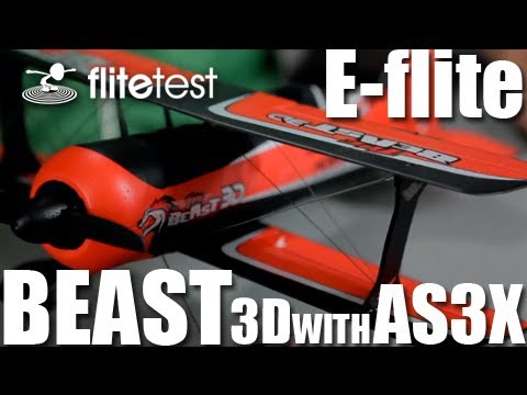 Flite Test - E-flite Beast 3D AS3X - REVIEW - UC9zTuyWffK9ckEz1216noAw