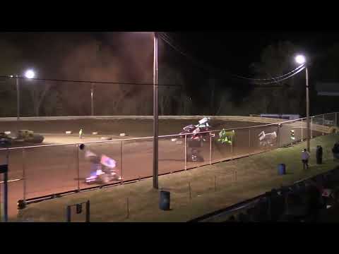 Ohio Valley Speedway OVSCA Sprint Car Feature 10-22-22 - dirt track racing video image