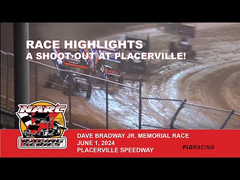 RACE HIGHLIGHTS: NARC SPRINT CARS @ PLACERVILLE SPEEDWAY - JUNE 1, 2024 - dirt track racing video image