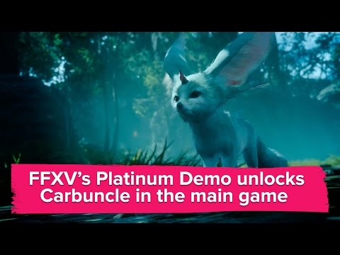 Final Fantasy 15 Platinum Demo trailer - Carbuncle is adorable edition - UCciKycgzURdymx-GRSY2_dA