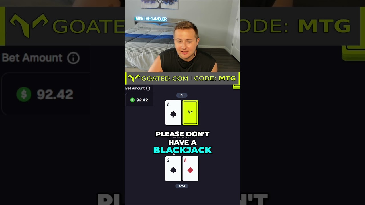 Day 2 BlackJack Challenge #blackjack #gambling #crypto