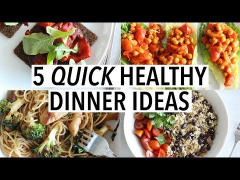 5 QUICK HEALTHY DINNER IDEAS | Easy weeknight recipes! - UCK2d_KfjVPwh9gqoczQ9sSw