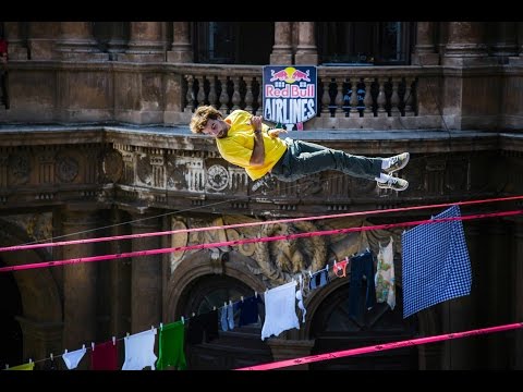 Slackline Tricks above the Streets of Italy - Red Bull Airlines 2014 - UCblfuW_4rakIf2h6aqANefA