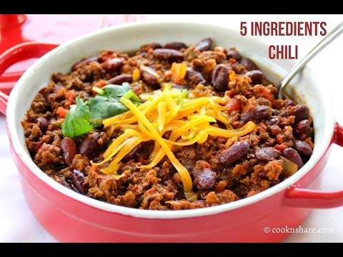 Beef Chili - 5 Ingredients - UCm2LsXhRkFHFcWC-jcfbepA