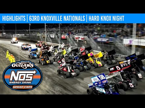 World of Outlaws NOS Energy Drink Sprint Cars | Knoxville Raceway | August 9, 2024 | HIGHLIGHTS - dirt track racing video image