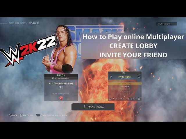 How to Invite Friends in WWE 2K22