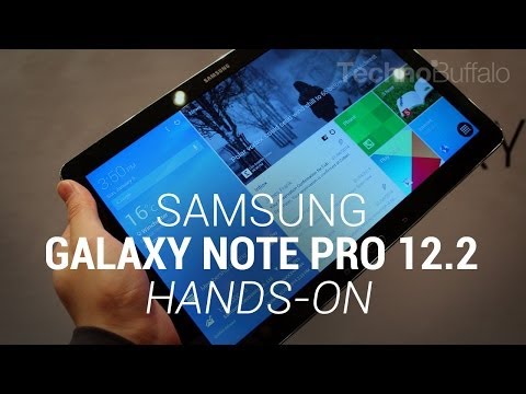 Samsung Galaxy Note Pro 12.2 - Hands On - CES 2014 - UCR0AnNR7sViH3TWMJl5jyxw