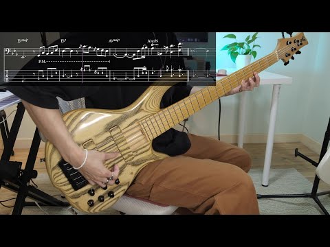 UMI, V - wherever u r | Bass Cover + Play Along Tab & Score