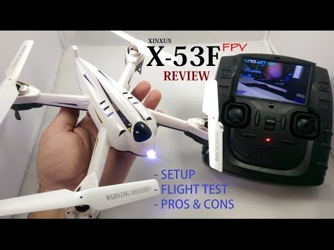 XINXUN X-53F FPV QuadCopter Drone Review - Setup, Flight Test, Pros & Cons - UCVQWy-DTLpRqnuA17WZkjRQ
