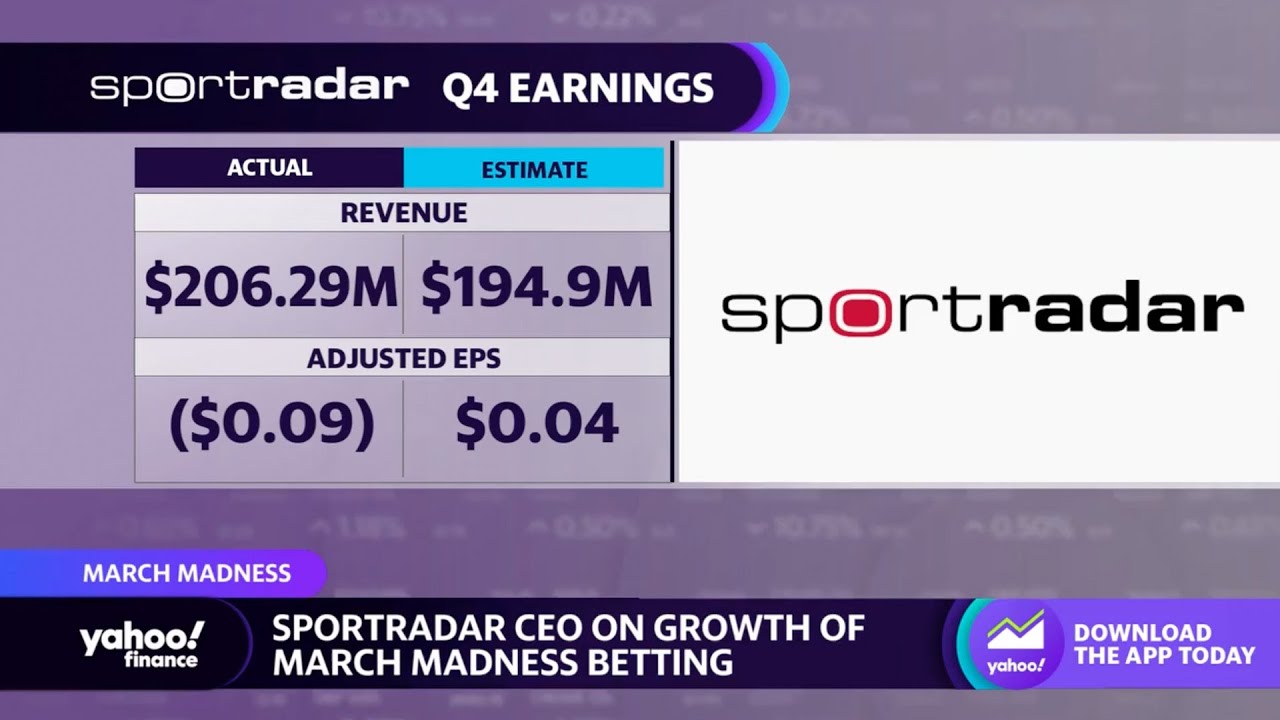 NCAA tournament: Live wagers ‘the future of sports betting in the U.S.,’ Sportradar CEO says