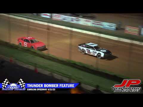 Thunder Bomber Feature - Carolina Speedway 4/21/23 - dirt track racing video image