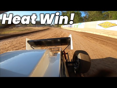 Tanner Holmes Heat Race Win | Cottage Grove Speedway | 360 Sprint Car - dirt track racing video image