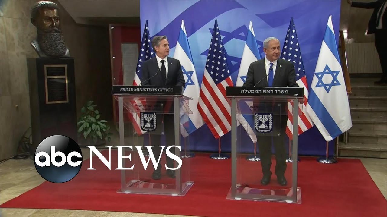 Secretary of State Antony Blinken meets with leaders from Palestine, Israel