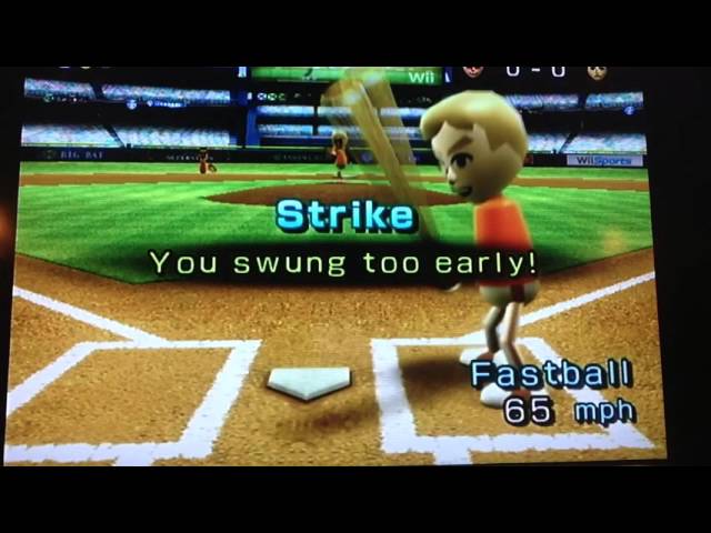 How to Hit Splitters in Wii Baseball