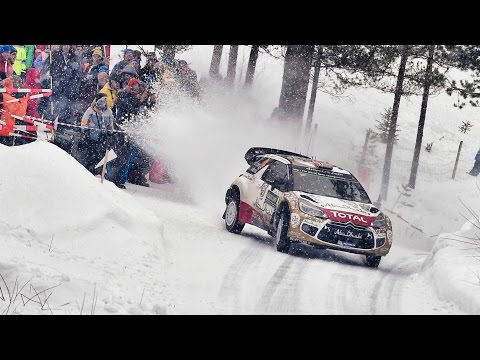 Rallying on Snowy Roads in Sweden - FIA World Rally Championship 2015 - UCblfuW_4rakIf2h6aqANefA