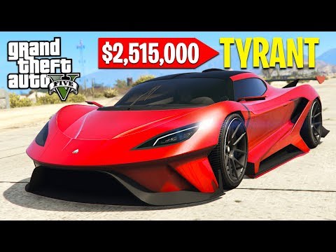 GTA 5 *NEW* $3,000,000 TYRANT SUPERCAR!! (GTA 5 Online DLC Update) - UC2wKfjlioOCLP4xQMOWNcgg