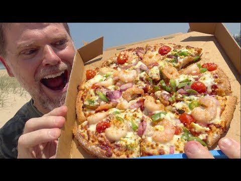 Dominos $9.95 BBQ Prawn Pizza Review - UCGXHiIMcPZ9IQNwmJOv12dQ