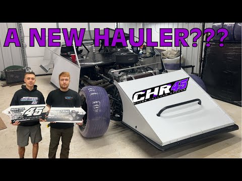 Switching Things Up! Pranking Chase and taking a NEW route with the Race Hauler... - dirt track racing video image