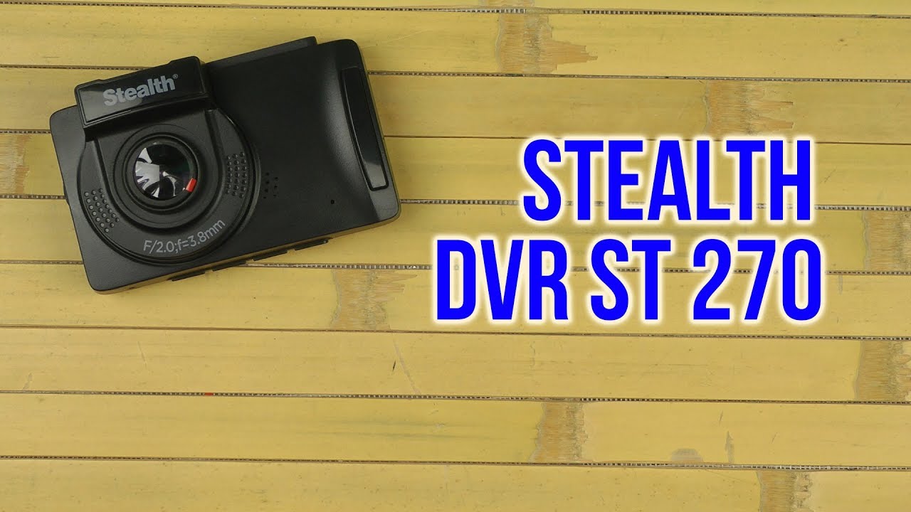 Видеорегистратор stealth dvr st 270 инструкция