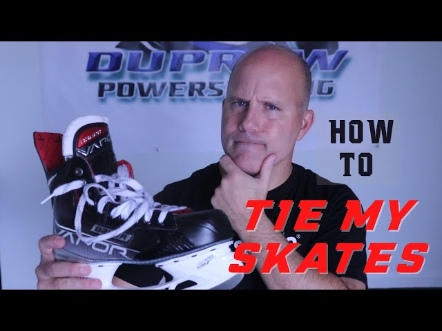 How to Tie Your Hockey Skates