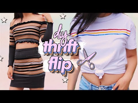 THRIFT FLIP | DIY Clothing Transformation Challenge | JENerationDIY - UCZll0PJXjErnm97V18BpBlQ