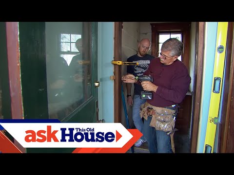 How to Prehang a Salvaged Door | Ask This Old House - UCUtWNBWbFL9We-cdXkiAuJA