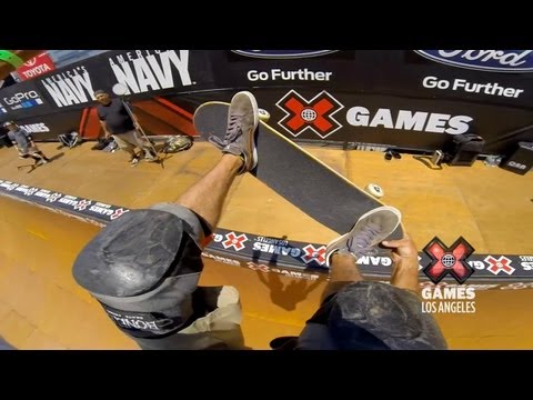 GoPro: Skate Vert Course Preview with Bucky Lasek - Summer X Games Los Angeles 2013 - UCqhnX4jA0A5paNd1v-zEysw