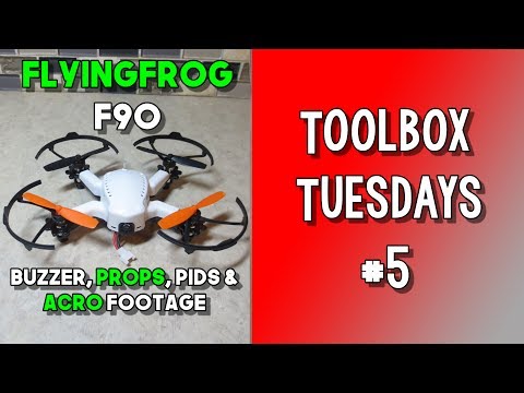 Toolbox Tuesdays #5 - Eachine Flyingfrog Q90 with Buzzer, Better Props, PIDs and Acro Flight Footage - UCMFvn0Rcm5H7B2SGnt5biQw