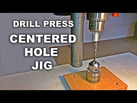 Drill Press Centering Jig For Round Objects - UCfCKUsN2HmXfjiOJc7z7xBw