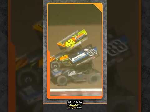🫣 Thorson's infield move was wild at Lernerville. #HighLimitRoom #Kubota #HighLimitRacing - dirt track racing video image