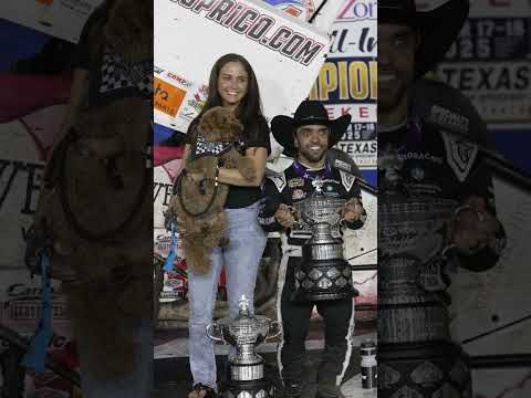 🥹 Rico Abreu was emotional reflecting on winning the #Kubota #HighLimitRacing championship. 🏆 🏁 - dirt track racing video image