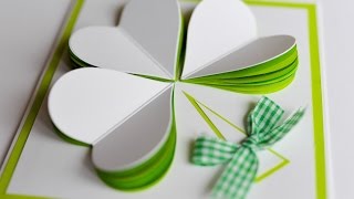 How to Make - St Patrick's Day Spring Greeting Card - Step by Step | Kartka Na Dzień Św Patryka