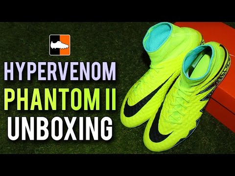 Hypervenom Phantom New Upper Unboxing | Spark Brilliance Nike Volt Yellow Football Boots - UCs7sNio5rN3RvWuvKvc4Xtg