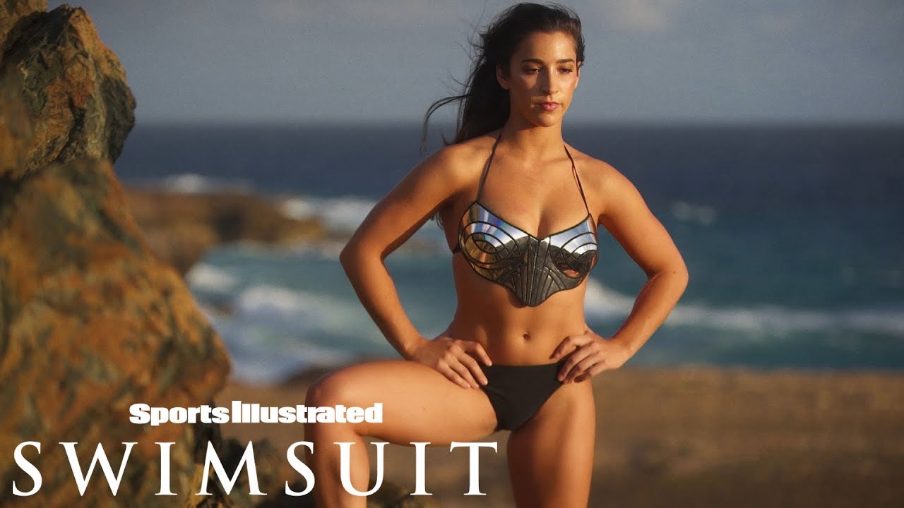 Aly Raisman Channels Her Inner Wonder Woman| CANDIDS | Sports Illustrated Swimsuit