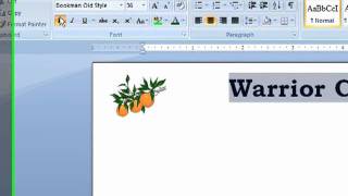 Word - How to Create Letterhead in a Word Document