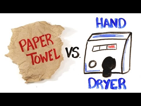 Paper Towel vs Hand Dryers - UCC552Sd-3nyi_tk2BudLUzA